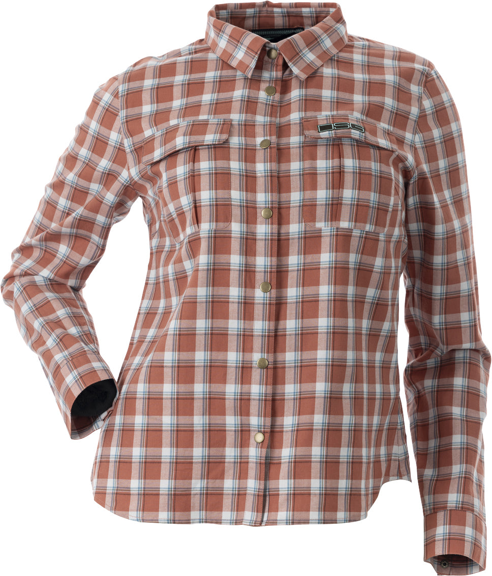 Plaid Button Down Terracotta Plaid Xl