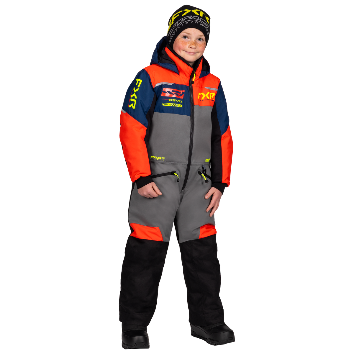 FXR Kids' Revo Monosuit | 210 g Insulation | HydrX 5K