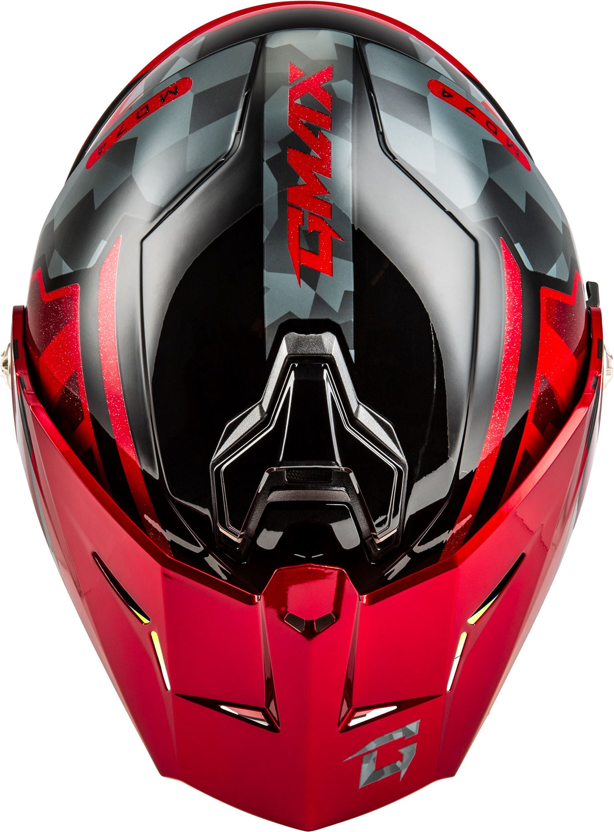GMAX MD-74 Striker Modular Adventure Helmet | Clear & Mirrored Shields