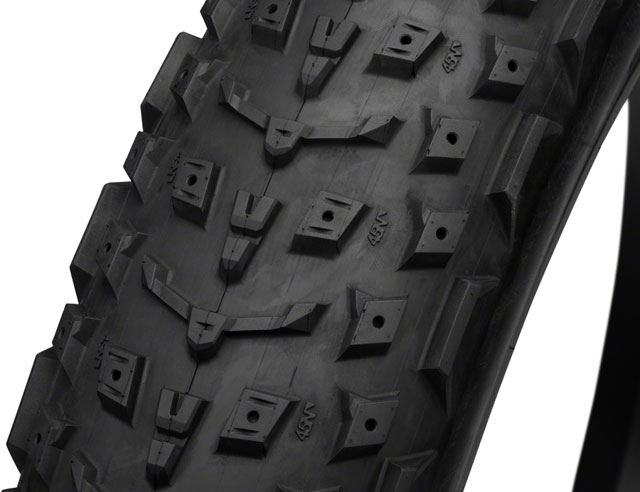 45NRTH Dillinger 5 Fat Bike Tire - 26x4.6 Black | 120 TPI Tubeless | Custom Studdable