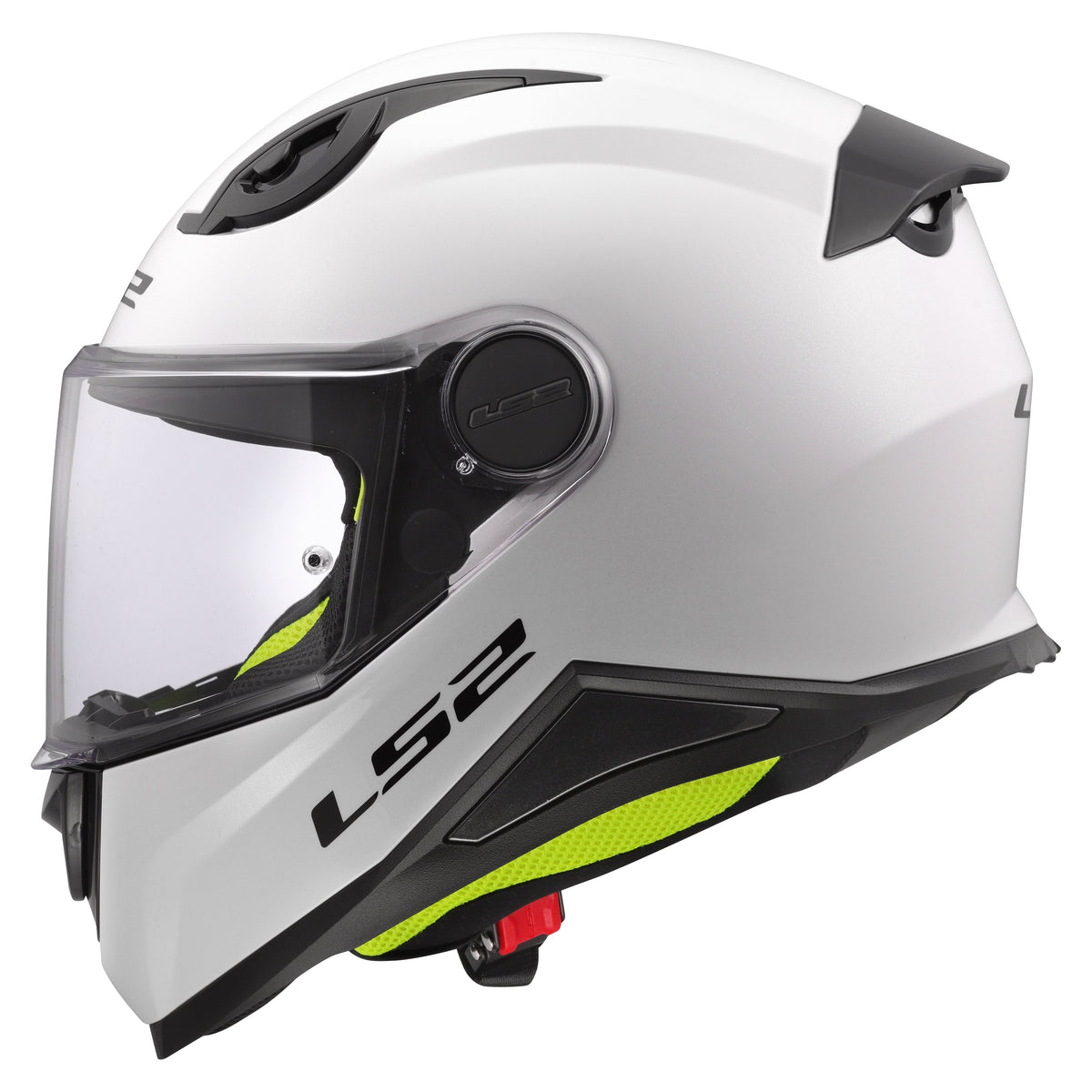 LS2 FF Kid Full Face Youth Helmet | Solid | Gloss White & Matte Black | YM–YL | 812-4023