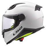 LS2 FF Kid Full Face Youth Helmet | Solid | Gloss White & Matte Black | YM–YL | 812-4023