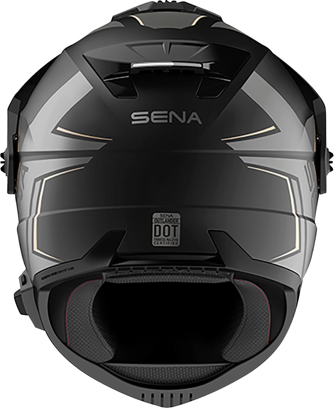 Sena Outlander Adventure Helmet | Matte Black | Mesh 3.0 Intercom