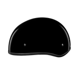 DOT Approved Daytona Skull Cap Half Shell Motorcycle Helmet - Beanie Style for Motorcycles, Cruisers, Scooters, and Mopeds W/O Visor- Hi-Gloss Black