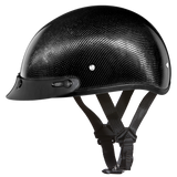 D.O.T. Daytona Skull Cap- Grey Carbon Fiber