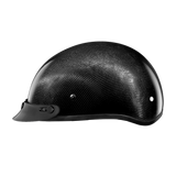 D.O.T. Daytona Skull Cap- Grey Carbon Fiber