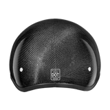 D.O.T. Daytona Skull Cap W/O Visor- Grey Carbon Fiber