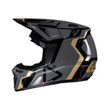 Leatt Moto 8.5 Helmet Kit | Black V25 | ECE 22.06 + DOT | 360° Turbine | Velocity 5.5 Goggles Included