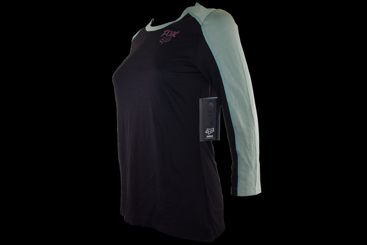 Fox Racing - Womens Ranger Dr 3/4 Jrsy - Blk/Grn - S