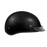 D.O.T. Daytona Skull Cap- Leather Covered