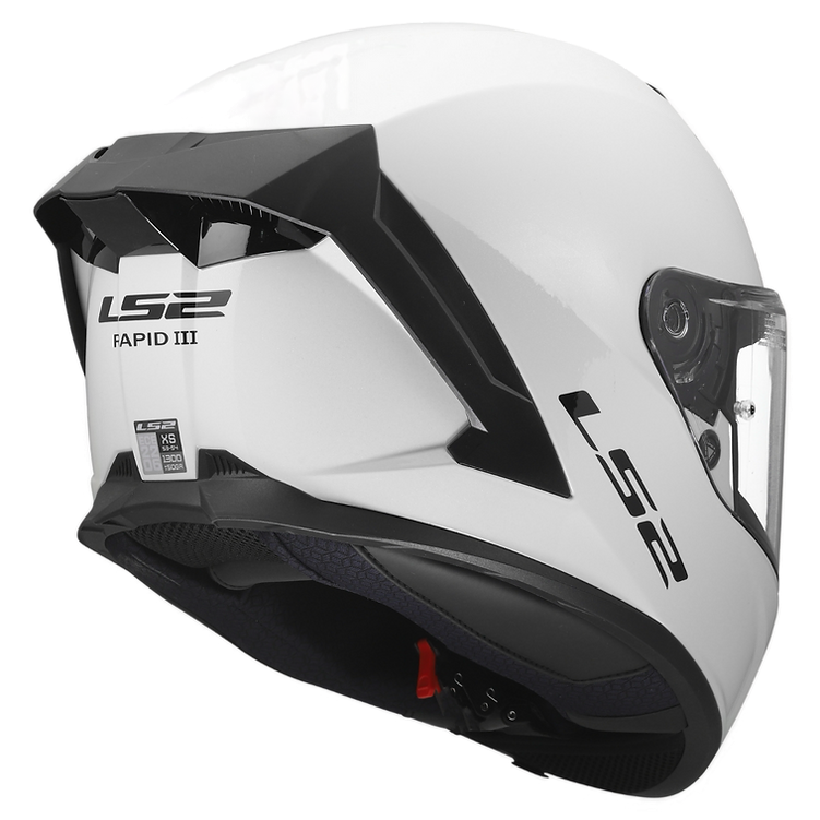 LS2 Rapid III Solid Full Face Motorcycle Helmet