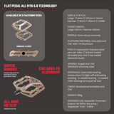 Leatt Pedals AllMtn 6.0 Flat Narrow 114x100mm Black