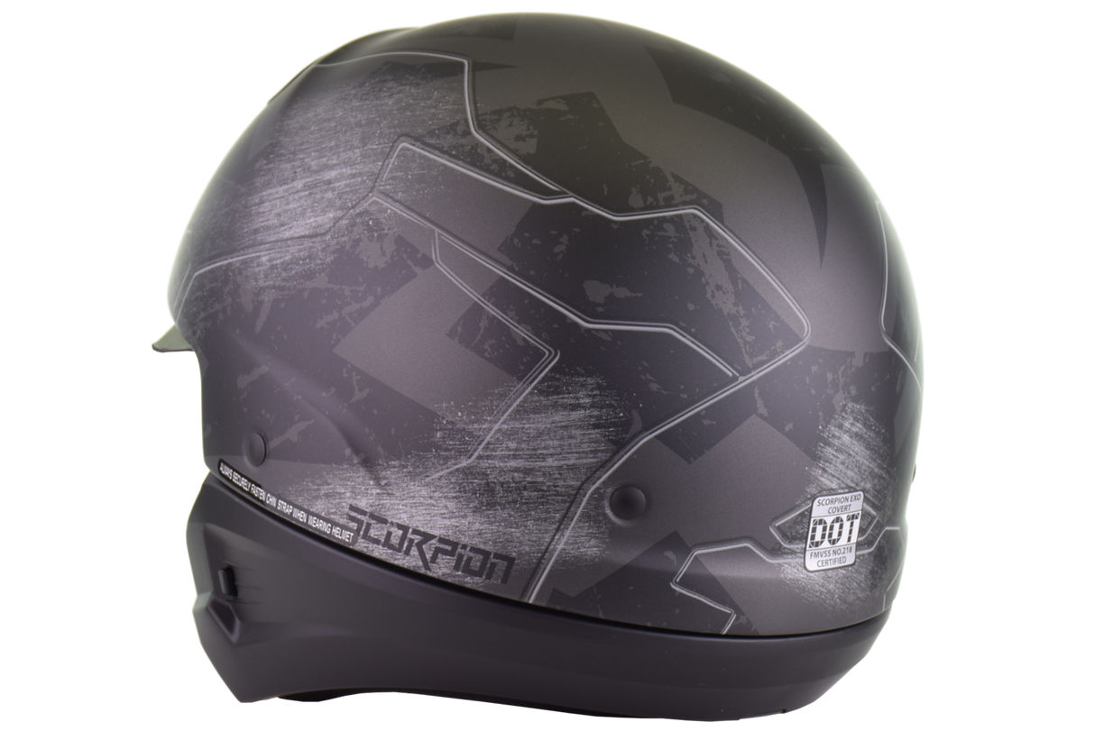 ScorpionEXO - Covert Solid Helmet - Matte Black - Medium (open box)