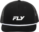 Fly Trucker Hat Black