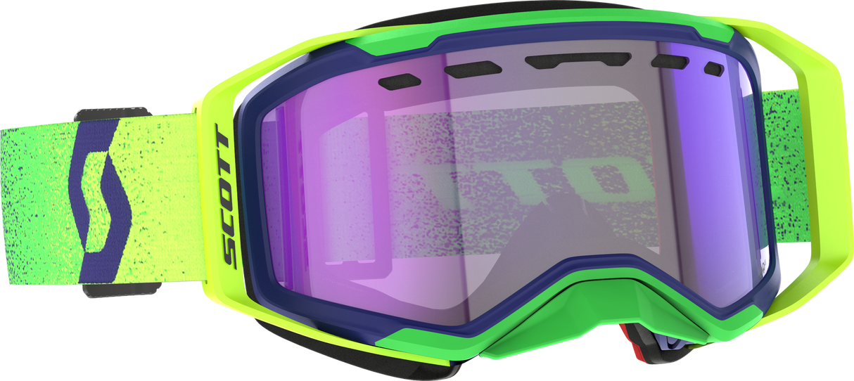 Prospect 2.0 Smb Ls Goggle Mdnt Prp/Sfty Ylw Ls Blue Chrm