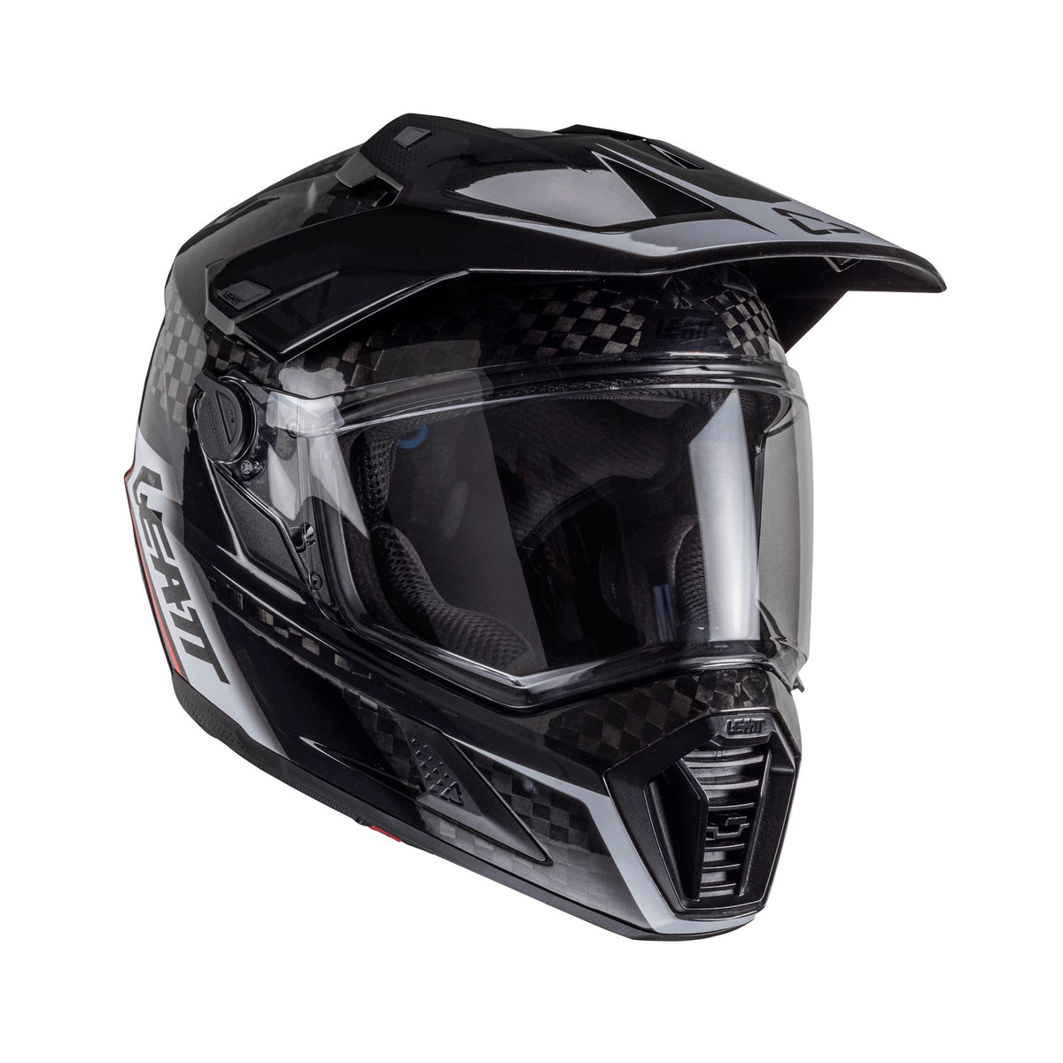 Leatt ADV 9.5 Carbon V25 Adventure Helmet Kit | Carbon Black