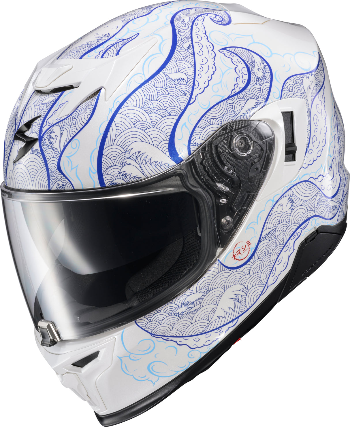 Exo T520 Helmet Nama Shimi White/Blue Sm