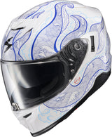 Exo T520 Helmet Nama Shimi White/Blue Sm