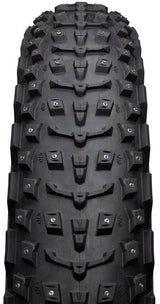 45NRTH Dillinger 5 Studded Fat Bike Tire - 26x4.6 Black | 258 Concave Carbide Aluminum Studs | 120 TPI Tubeless