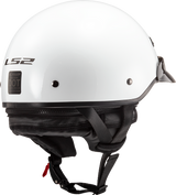 LS2 Bagger Half Helmet | Gloss White / Matte Black | DOT | S–2XL