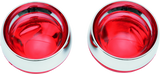 Kuryakyn Deep Dish Bezels With Red Lenses - Cycle City Outdoors