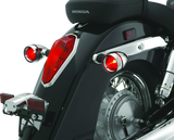 Kuryakyn Deep Dish Bezels With Red Lenses - Cycle City Outdoors