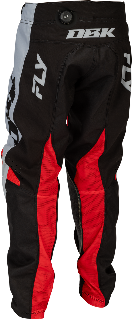 Youth Kinetic Dbk Pants Grey/Black/Red Sz 22