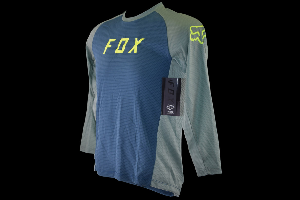 Fox Racing - Youth Defend Ls Jersey - Slt Blu - YM