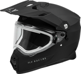 Trekker Cw Solid Helmet Elec Shld Matte Black Xs - Cycle City Outdoors