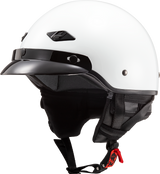 LS2 Bagger Half Helmet | Gloss White / Matte Black | DOT | S–2XL