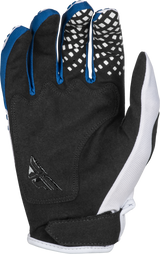 Youth Kinetic Center Gloves White/Navy Ys - Cycle City Outdoors
