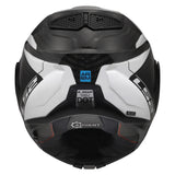 LS2 Advant X Carbon Modular Helmet | Halo | Gloss Black/White | XS–3XL | 901-2121