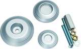Kuryakyn Lodestar Rear Axle Sliders-BMW-Silver - Cycle City Outdoors