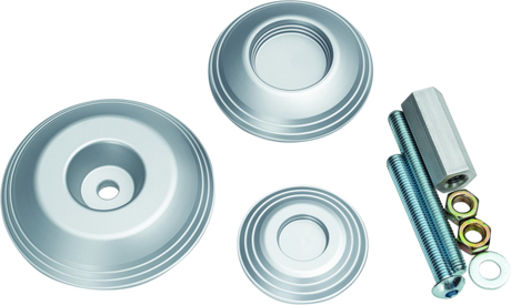 Kuryakyn Lodestar Rear Axle Sliders-BMW-Silver - Cycle City Outdoors