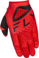 Youth Kinetic Center Gloves Red/Black Ys - Cycle City Outdoors