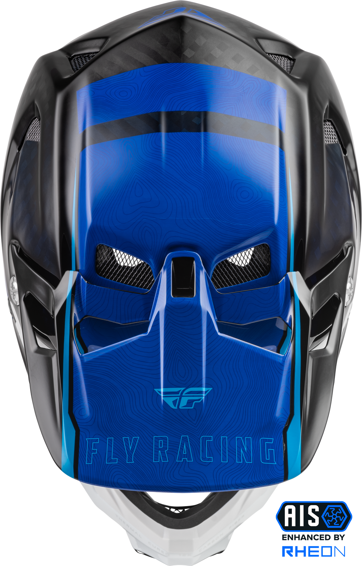 FLY RACING Werx R Helmet Blue/Carbon XS - Advanced Safety & Comfort