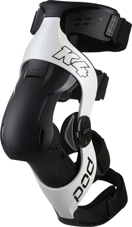 K4 V2.0 Knee Brace (Pr) White/Black Xl/2x - Cycle City Outdoors