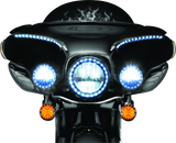 Kuryakyn LED Front Turn Signal Conversion Flat Style Insert Amber Lens - Cycle City Outdoors