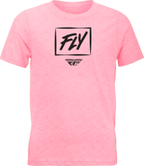 Youth Fly Zoom Tee Pink Ym - Cycle City Outdoors