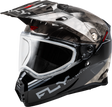 Trekker Cw Conceal Helmet Dual Shld Black/Grey/White 2x - Cycle City Outdoors