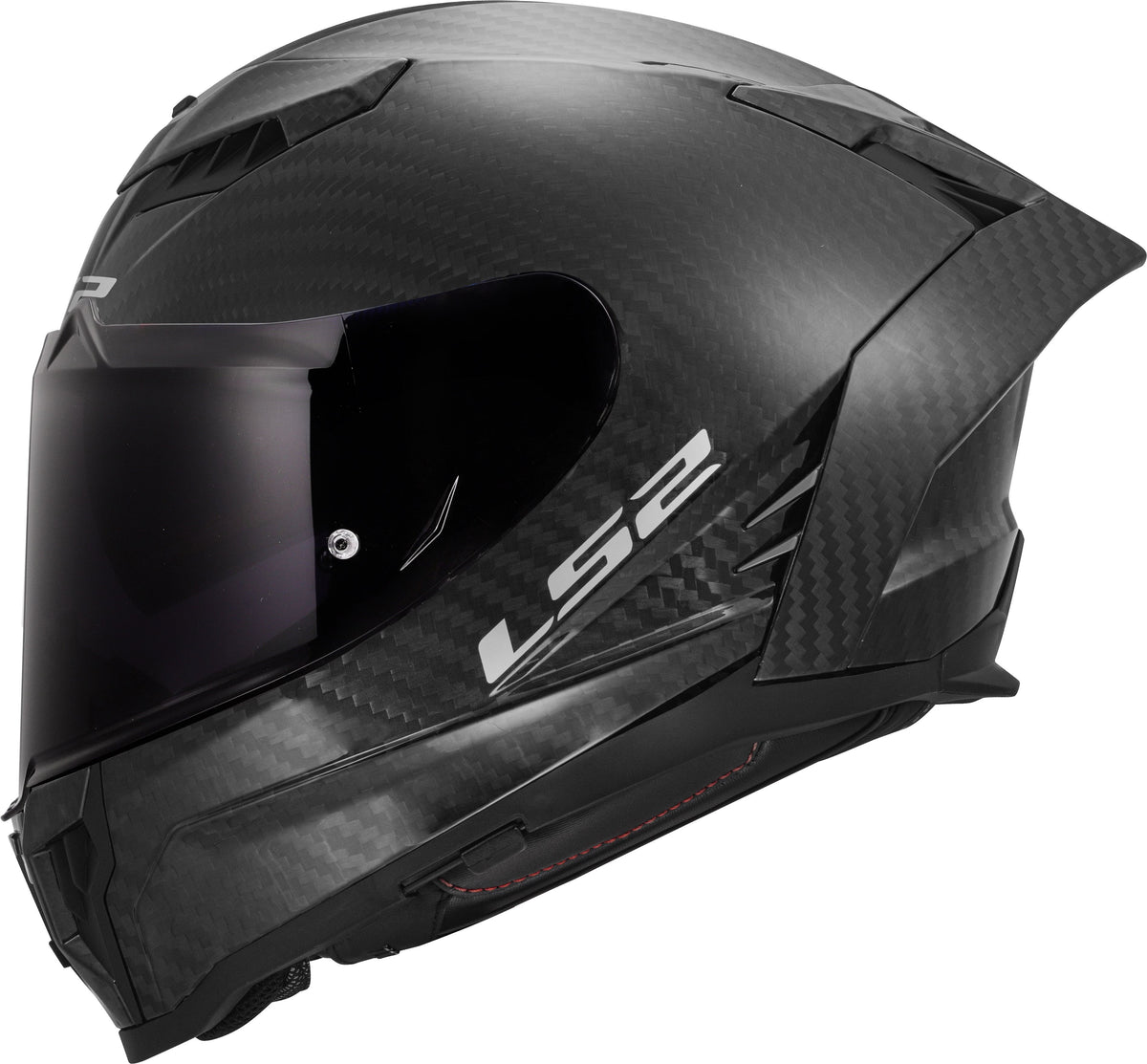 LS2 Dragon Carbon Full Face Street Helmet | Solid | Gloss Black | XS–3XL | 807-2001