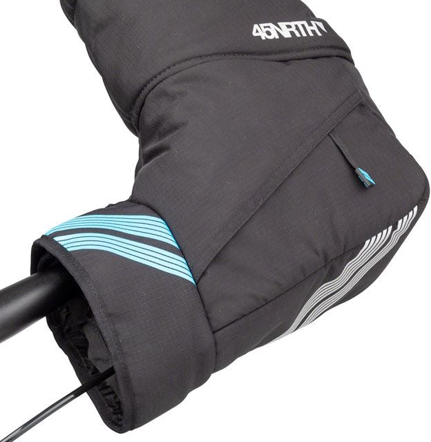 45NRTH Cobrafist Flat Bar Pogies - Black