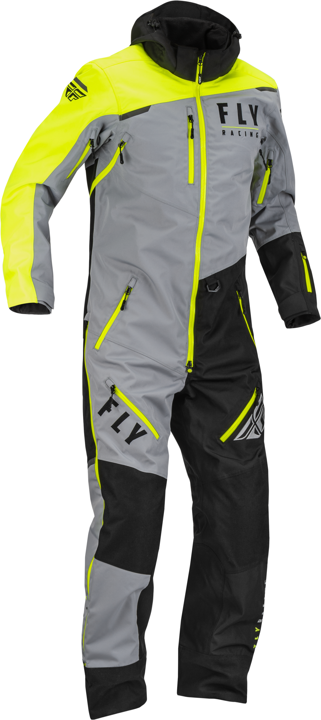 Fly Racing - Cobalt Shell Monosuit Black/Grey/Hi Vis Xl