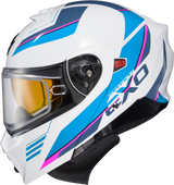 Exo Gt930 Cold Weather Helmet Modulus Wht/Blu Md (Dual Pane)