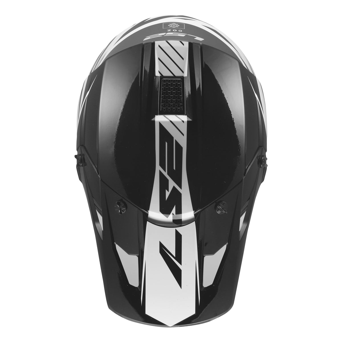 LS2 Coz Roar Motocross Helmet | Gloss Black | Multi-Color | XS–3XL | 706-1221