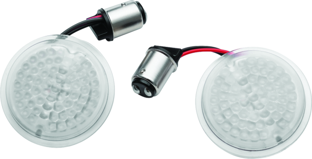 Kuryakyn Luminez L.E.D. Rear Turn Signal Insert 1157 Red - Cycle City Outdoors