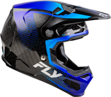 Yth Formula S Carbon Protocol Helmet Black Carbon/Blue Yl - Cycle City Outdoors
