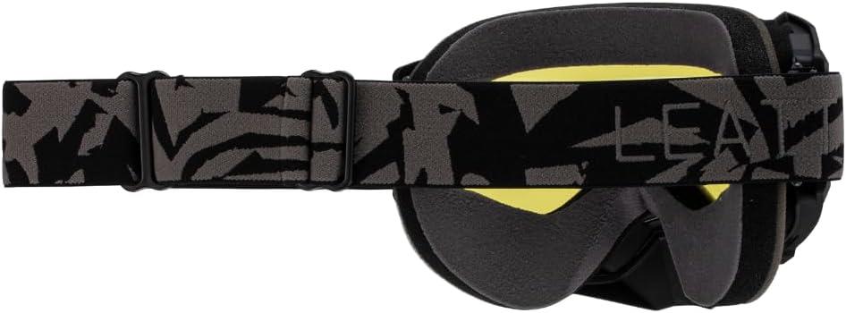 Leatt Velocity 4.5 SNX Snowmobile Goggle | Stealth Yellow | 70% VLT | OTG