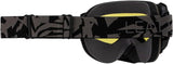 Leatt Velocity 4.5 SNX Snowmobile Goggle | Stealth Yellow | 70% VLT | OTG