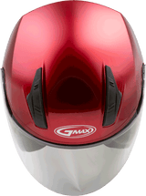 GMAX OF-17 Open Face Helmet - Candy Red XS (Part G317093N)